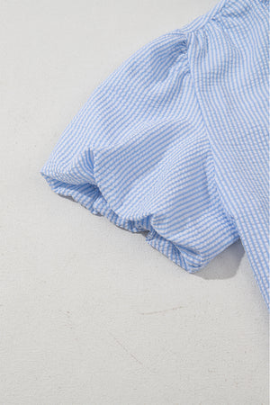 Monica Short Bubble Sleeve Shirt