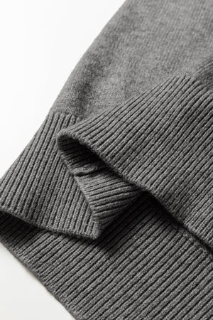 Katelyn Patchwork Cuffs Loose Sweater