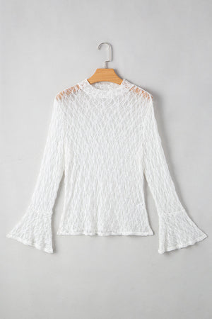 Laurel Bell Sleeve Mock Blouse