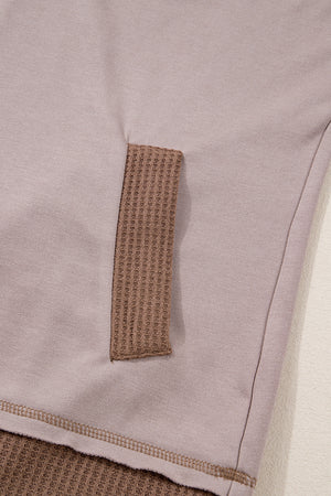 Alessia Exposed Seam Casual Hoodie