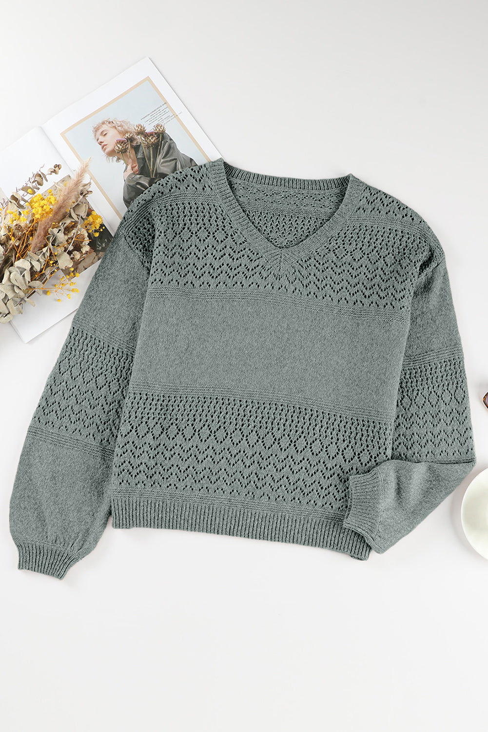Avery Detail Drop Shoulder Sweater