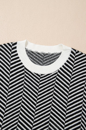 Evelyn Edge Drop Shoulder Sweater