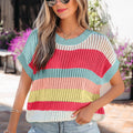Joelle Knit Short Sleeve Sweater