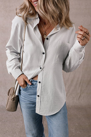 Zazita Tab Sleeve Long Shirt