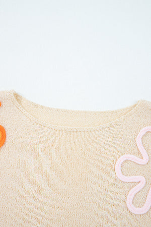 Destiny Colorblock Cuffed Loose Sweater