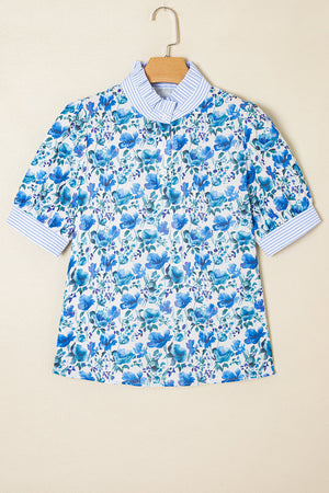 Blair Collared Short Sleeve Blouse