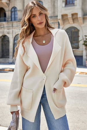 Rosemary Lapel Collar Single Sweater