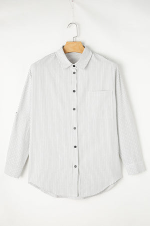 Zazita Tab Sleeve Long Shirt