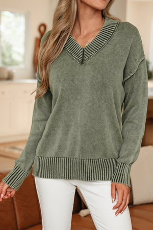 Alma Drop Shoulder Loose Sweater