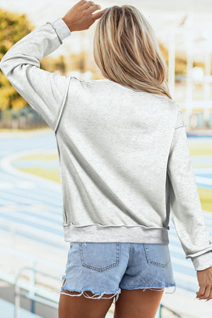 Oakleigh Print Reversible Mock Sweatshirt