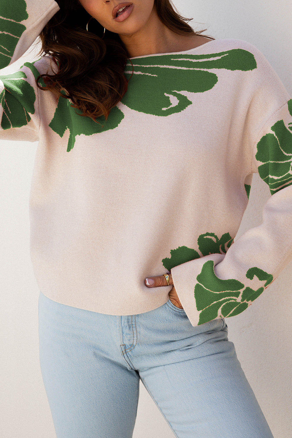 Beth Wide Sleeve Baggy Sweater