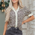 Lena Trim Short Sleeve Blouse