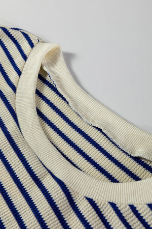 Emily Patched Drop Shoulder Sweatshirt