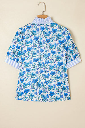 Blair Collared Short Sleeve Blouse