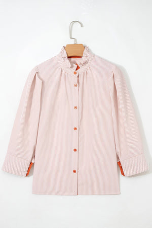 Maren Frilled Collar Down Shirt
