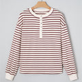 Margaret Sleeve Henley top Long Sleeve Top
