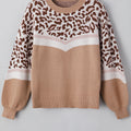 Eliana Block Knit Baggy Sweater