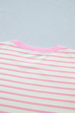 Hope Short Sleeve Patchwork Blouse