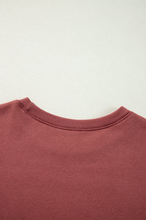 Ella Patchwork Drop Shoulder Pullover