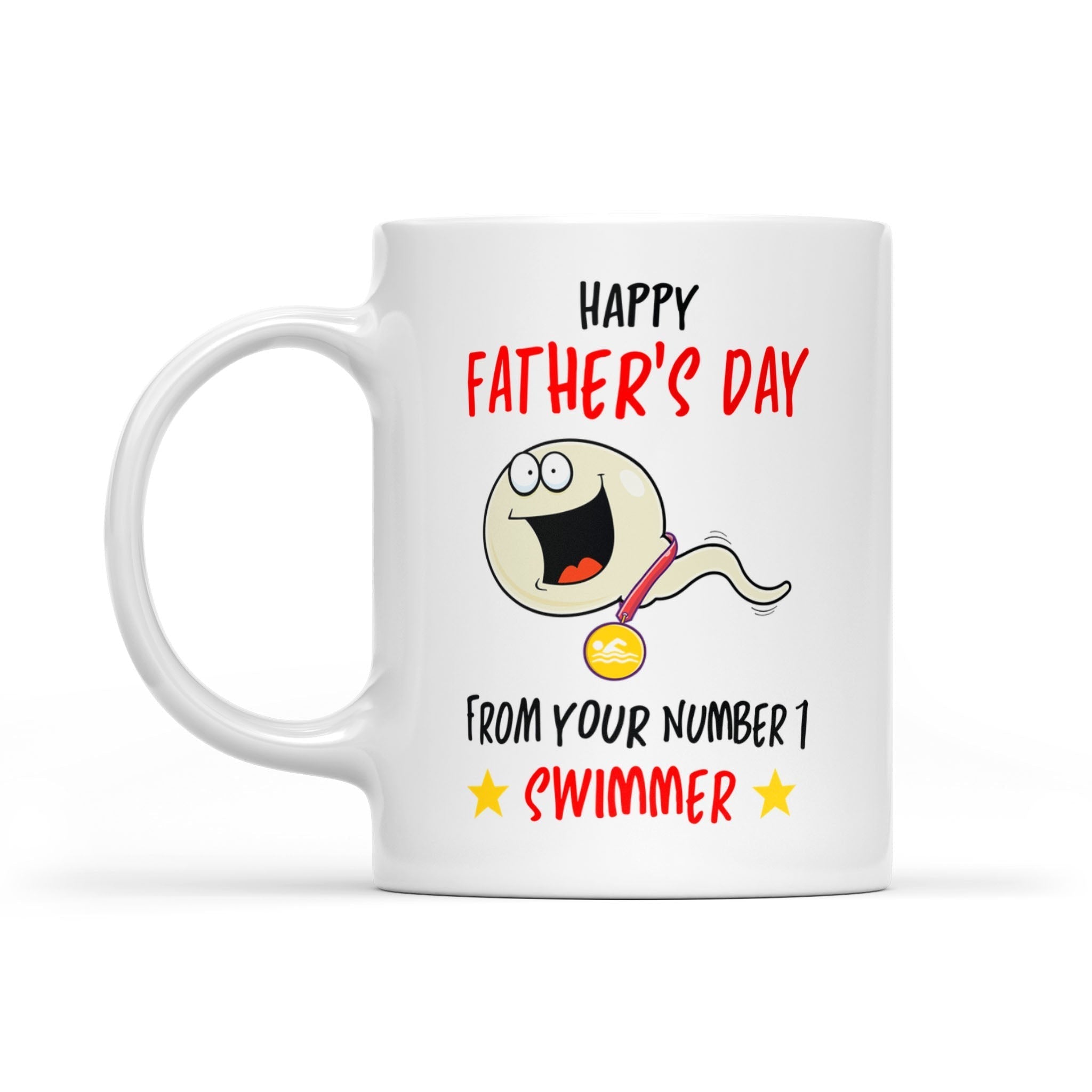 Number 1 Swimmer Mug - Funny Father's Day Gift For Dad