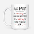 I'll Be Snuggled Up In Mommy's Tummy Mug Father's Day Gift For Dad To Be
