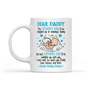 Can't Wait To Meet Daddy Mug Father's Day Gift For Dad To Be