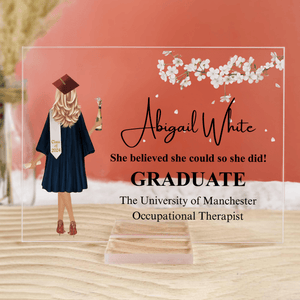 Graduation Gift 2025 - Personalized Custom Horizontal Acrylic Plaque - Senior, Class of 2025 Graduate, Grandson, Granddaughter, Daughter, Son, Best Friends
