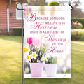 Heaven In Our Home Garden or Cemetery Flag