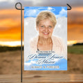 Heavenlies Personalized Memorial Garden Flag