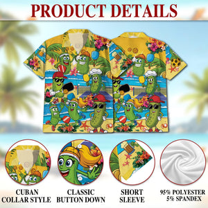 There’s No Sorry In Pickleball Hawaiian Shirt, Funny Pickleball Aloha Shirt, Unisex Summer Outfit, Sports Beach Shirt