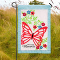 In Loving Memories Appliqué Memorial Garden Flag