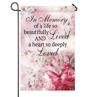 In Memory Garden or Cemetery Flag