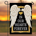 In Our Hearts Forever Garden or Cemetery Flag