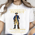 Custom Name Descendant of a Patriot Bright Shirt | Personalized 250 Years USA Sweatshirt | Patriotic Tee 684383