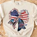 250 Years of Freedom Coquette Bow Shirt | Patriotic We The People 1776–2026 Sweatshirt 684221