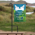 Once By Side Memorial Garden or Cemetery Flag
