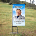 Personalized Photo Memorial Garden or Cemetery Flag