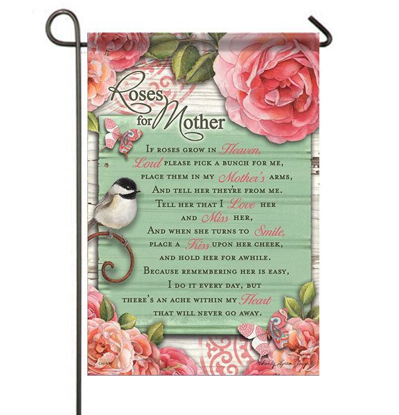 Roses For Mother Garden or Cemetery Flag