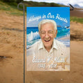 Sandy Shores Personalized Memorial Garden Flag