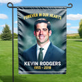 Simple Personalized Memorial Garden Flag