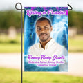 Waterfall Personalized Memorial Garden Flag